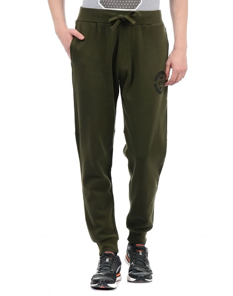 Flying Machine Men Casual Wear Solid Trackpant